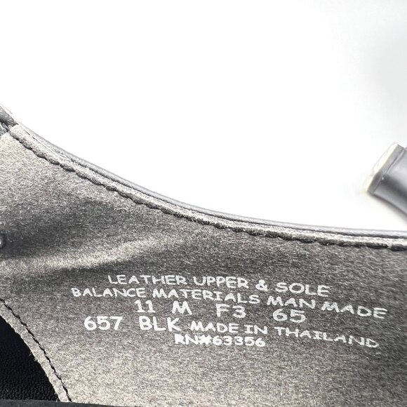 Capezio Women's # 657 Manhattan Xtreme Black Leather Tap Dance Shoes Heels 11 - Picture 13 of 14